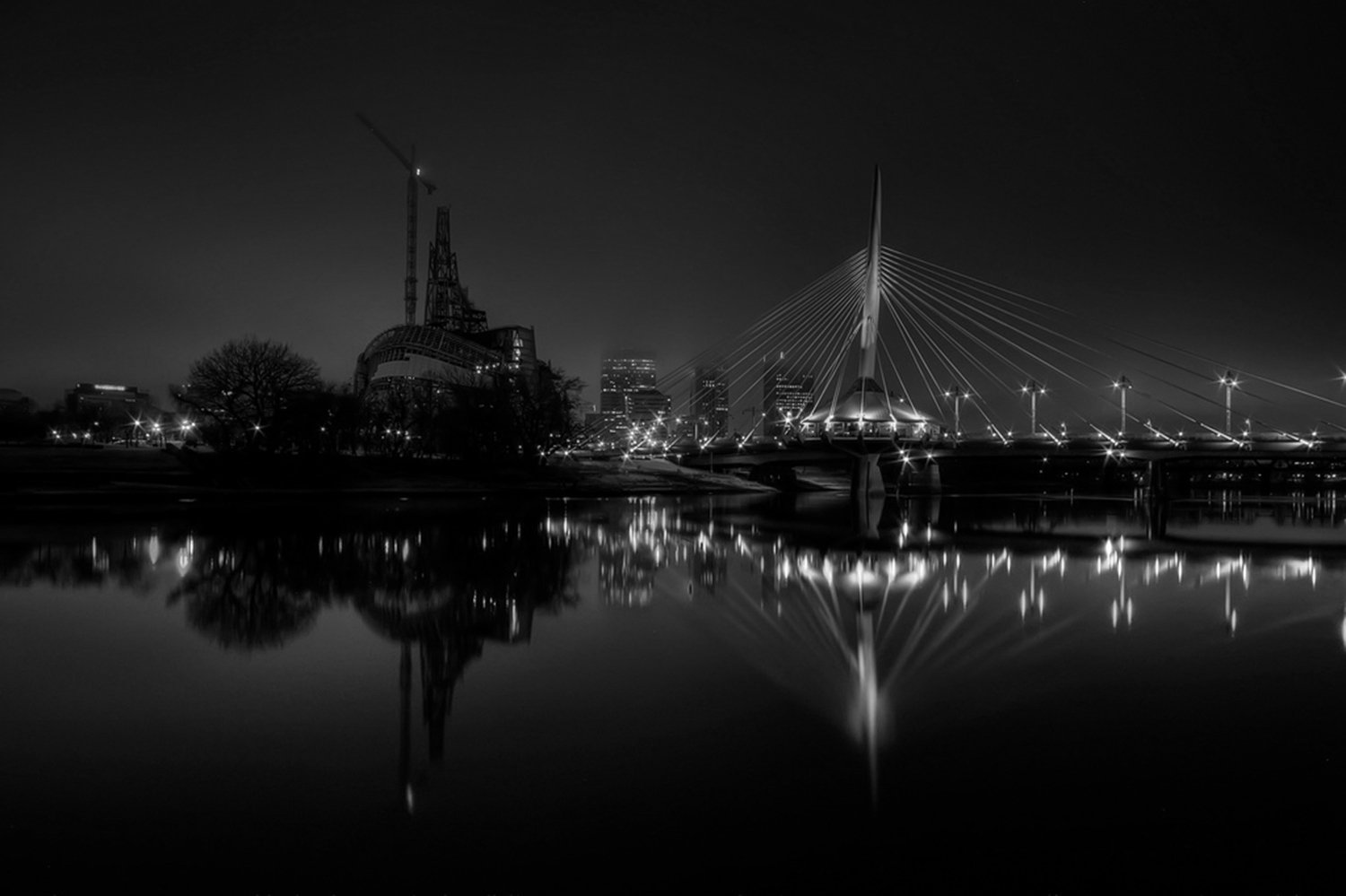 winnipeg night skyline